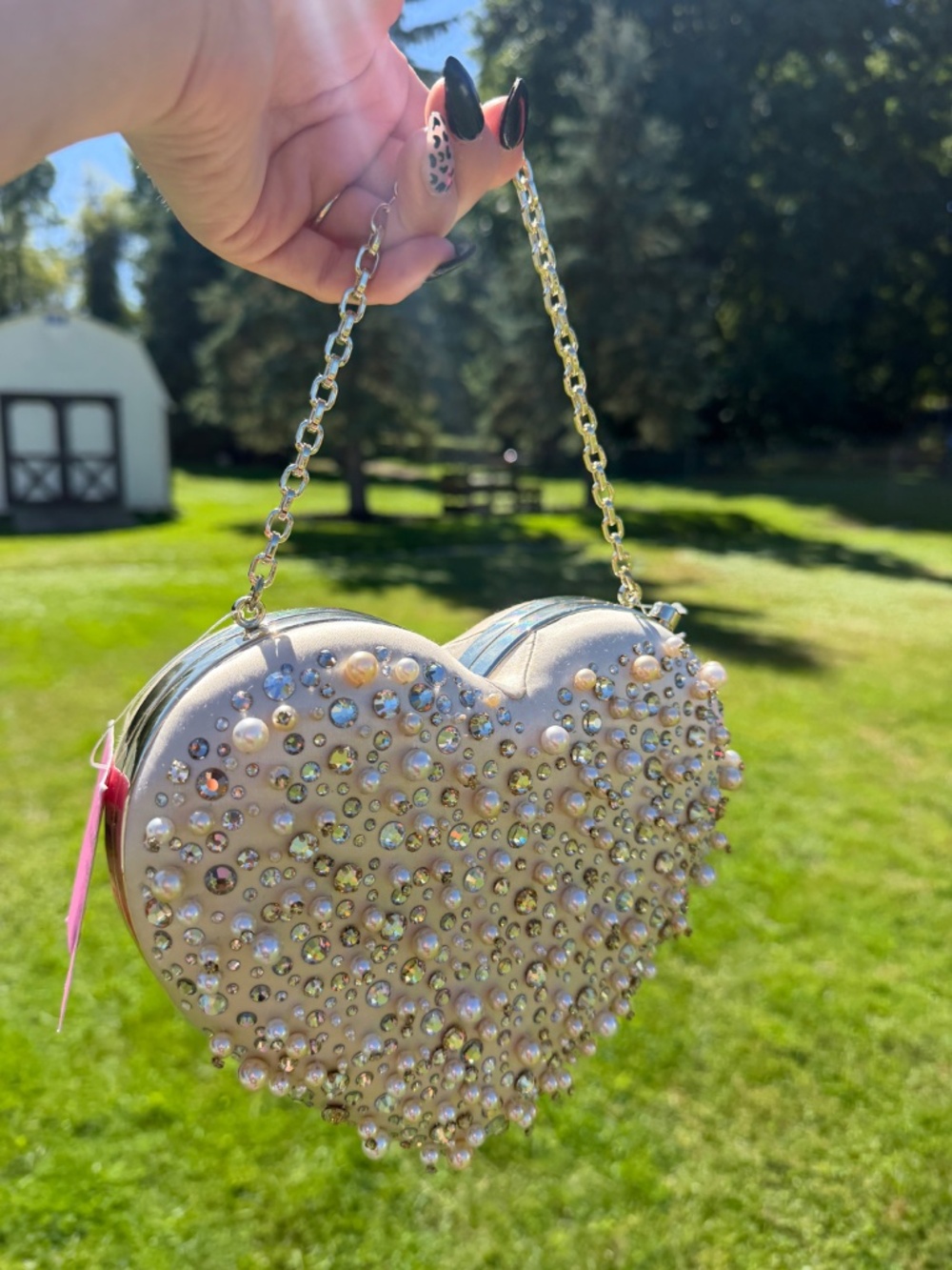 Kate Spade 3D Embellished Clutch